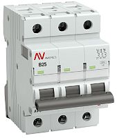 Выключатель автоматический EKF Averes AV-6 3п 25А B 6кА картинка